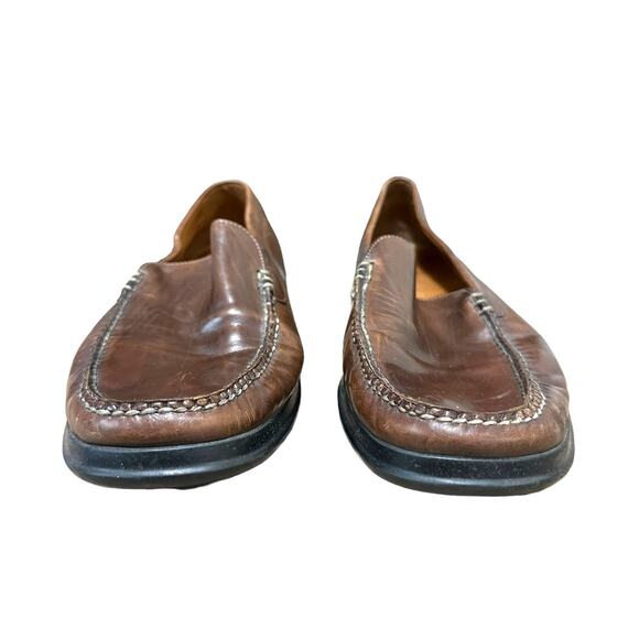 Cole haan men\'s brown leather loafer size 10‎